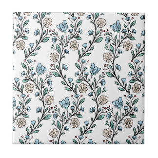 Rococo pattern fliese