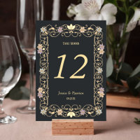 Rococo Revival Elegant Vintage Floral Wedding