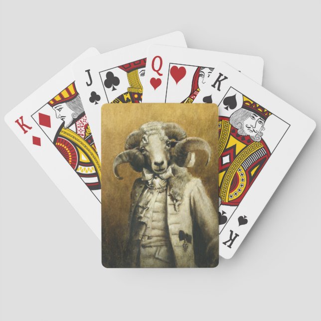Rococo-Widder Spielkarten (Rückseite)