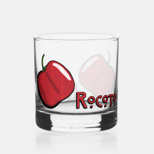 Rocoto Chili-Schote Whiskyglas