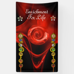 ROD ASCLEPIUS 7 CHAKRAS,YOGA,SPIRITUELL ENERGIErot Banner