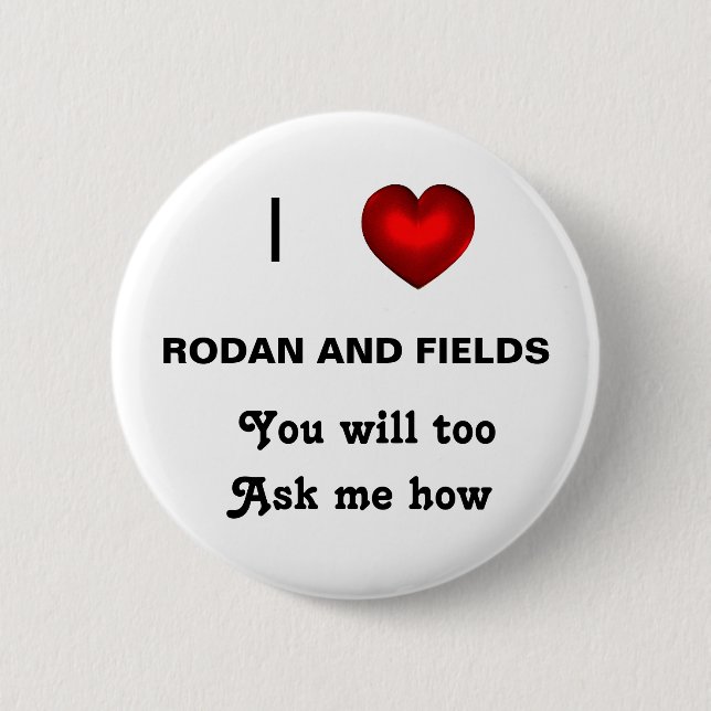 Rodan und Feld-Button Button (Vorderseite)
