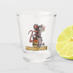 Roddy Ratten-Fink-Art-Mondenschein-Grafik #1 Schnapsglas