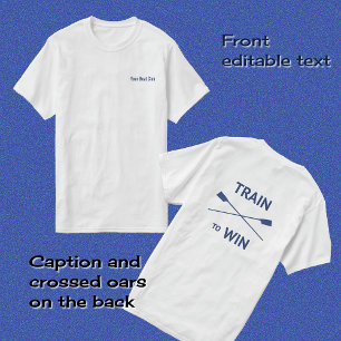 Rodelbahn gewinnt vorne und hinten T-Shirt