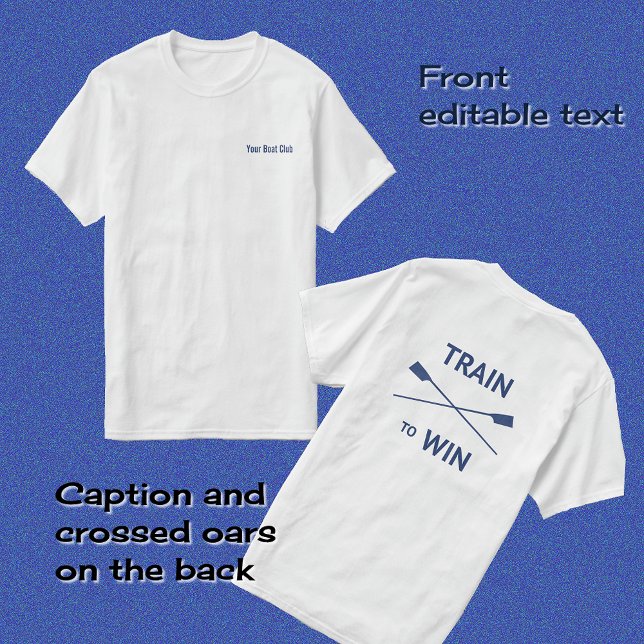 Rodelbahn gewinnt vorne und hinten T-Shirt (Printed front and back)