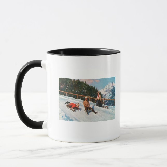 Rodelbahn Tasse (Links)