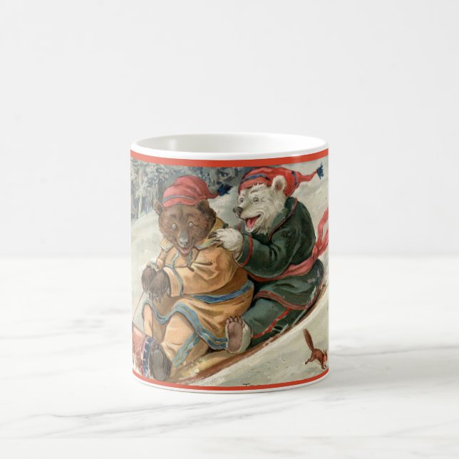Rodelbären Kaffeetasse (Mittel)