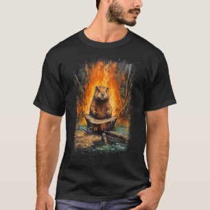 Rodent Beaver Funny Beaver Kostüm Cooler Biber T-Shirt
