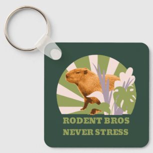 Rodent Bros Stress Capybara Schlüsselanhänger