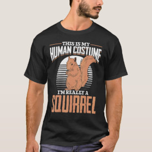 Rodent Costume Party Forest Animal Squrel T-Shirt