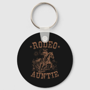 Rodeo Auntie Western Cowboy Family Matching Mutter Schlüsselanhänger