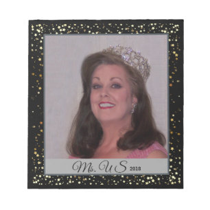 Rodeo-Autogramm Auflage-Stardust Miss Amerikas USA Notizblock