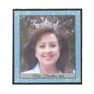 Rodeo-Autogramm Auflage-Stardust Miss Amerikas USA Notizblock