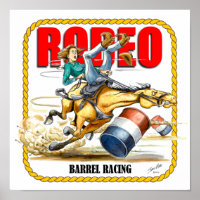 Rodeo Barrel Racer