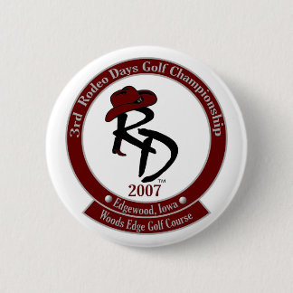 Rodeo-Benommenheits-Golf-Turnier-Knopf Button