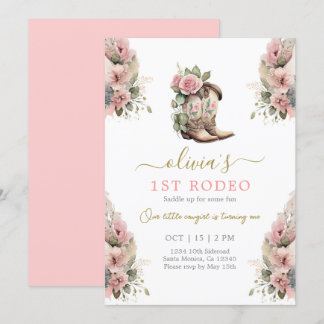 Rodeo Birthday Girl Einladung