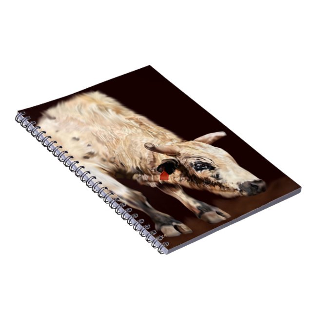 Rodeo Bull Notizblock (Rechte Seite)