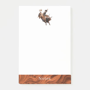 Rodeo Bull Rider  Post-it Klebezettel