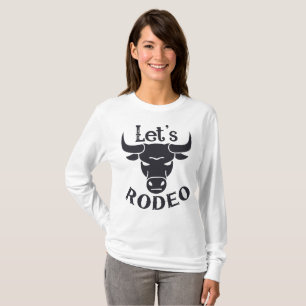 Rodeo-Bulle Sassy-Cowgirl Country-Western-Pferd T-Shirt