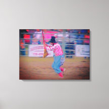 Rodeo Clown Leinwand Art
