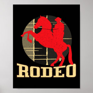 Rodeo Country Cowboys - Reiten Poster
