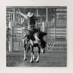Rodeo Cowboy Bucken Pferd 8 Sekunden zu bewerten