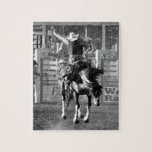 Rodeo Cowboy Bucken Pferd 8 Sekunden zu bewerten