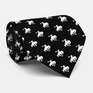 Rodeo Cowboy Pattern   Schwarz Krawatte