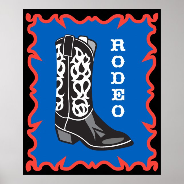 Rodeo Cowboy Poster (Vorne)