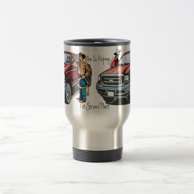 Rodeo Cowboy Travel Mug Reisebecher (Mittel)