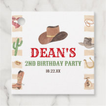 Rodeo Cowboy Western Wild West Birthday Party