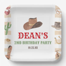 Rodeo Cowboy Western Wild West Birthday Party