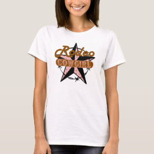 Rodeo Cowgirl Brown und Pink T-Shirt