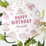 Rodeo Cowgirl Kids Happy Birthday Ballon<br><div class="desc">Personalisierter Country Girl Geburtstagsballon mit niedlichem Pferd,  Kuh,  Ziege und klassischen Cowgirl-Artikeln,  dem Sprichwort "Happy Geburtday" und dem Namen der Kinder.</div>