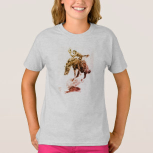 Rodeo Cowgirl (von C.M. Russell) T-Shirt