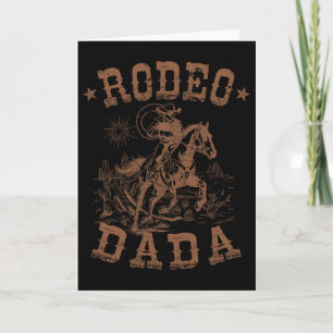 Rodeo Dada Western Cowboy Familie passend zum Vate Karte