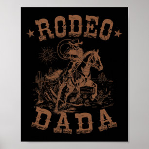 Rodeo Dada Western Cowboy Familie passend zum Vate Poster