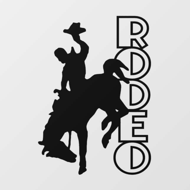 Rodeo Fensteraufkleber (Blatt)