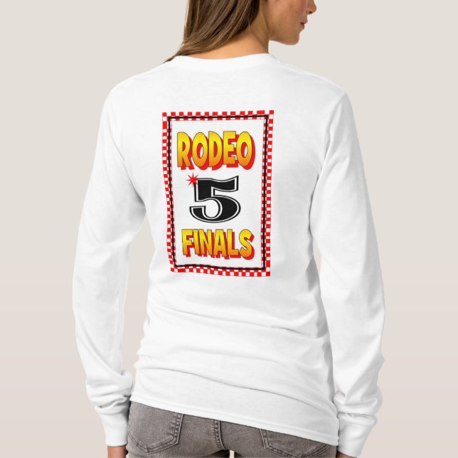 RODEO FINALS RETOUR NUMÉRO T-SHIRT (Dos)