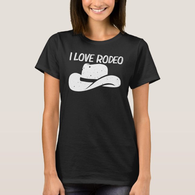 Rodeo For Men Women Rodeo Equestrian Sport Horse   T-Shirt (Vorderseite)