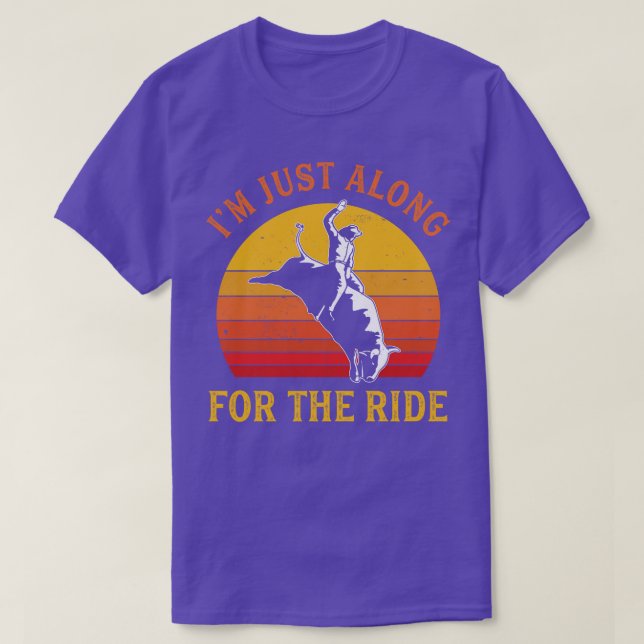 Rodeo Funny Bull Riding Cowboy Western Rodeo Lover T-Shirt (Design vorne)