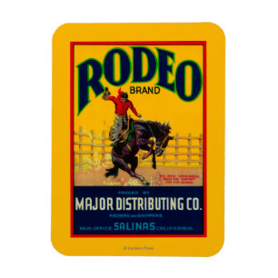 Rodeo Gemüse LabelSalinas, CA Magnet