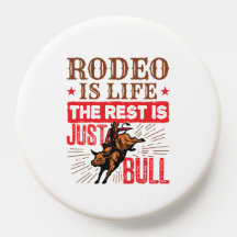 Rodeo ist das Leben die Erholung ist nur Bullletin