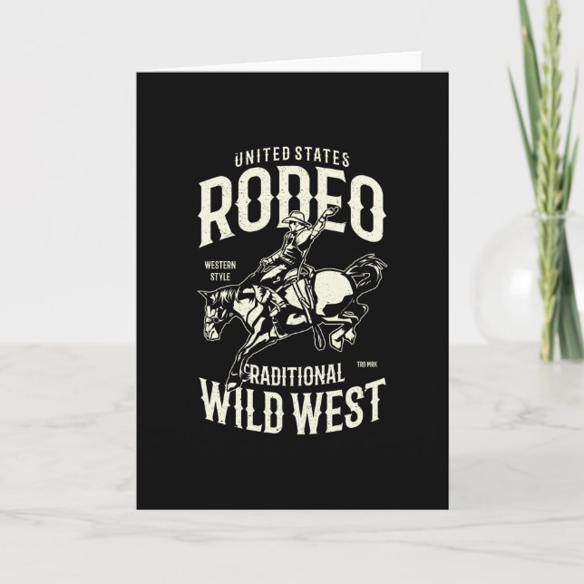Rodeo Karte (Vorderseite)