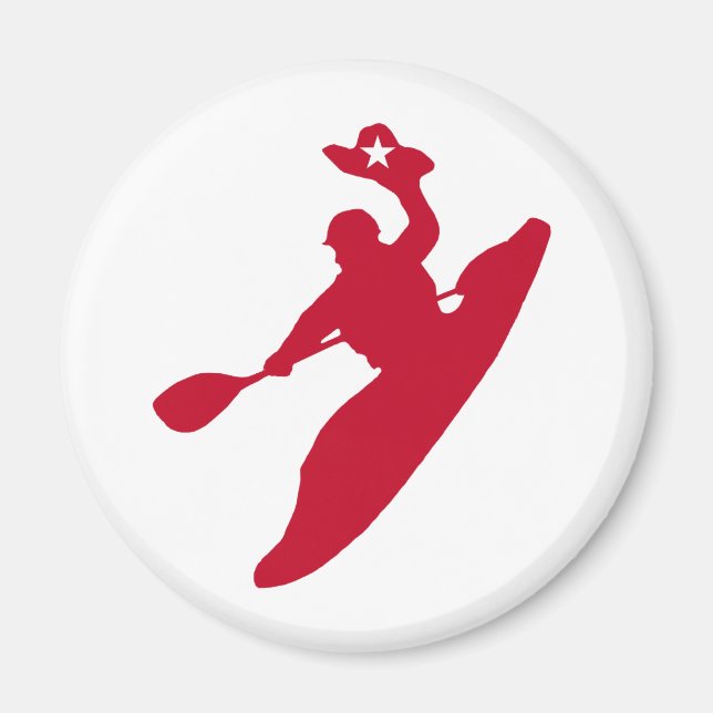 Rodeo Kayak Magnet (Vorne)