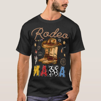 Rodeo Mama Western Geburtstag Cowboy Passende T-Shirt