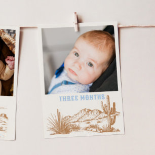 Rodeo Monthly Foto Banner-Karte bearbeiten Einladung