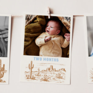 Rodeo Monthly Foto Banner-Karte bearbeiten Einladung