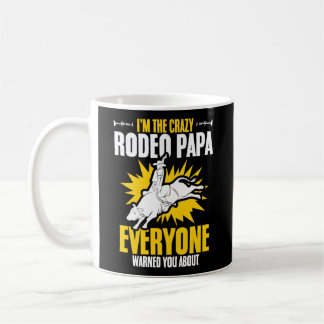 Rodeo Papa Bull Racing Bull Racing Cow Rodeo Bull Kaffeetasse