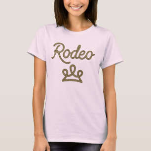 Rodeo Prinzessin Country Western Diadem Krone T-Shirt